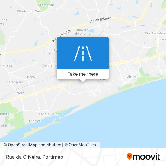 Rua da Oliveira map