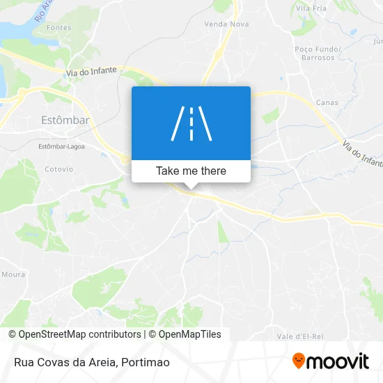 Rua Covas da Areia map