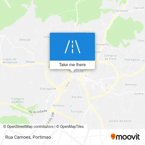 Rua Camoes map