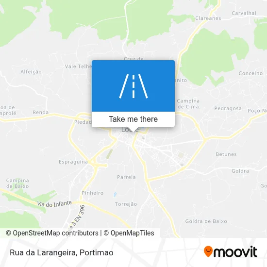 Rua da Larangeira map