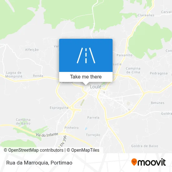 Rua da Marroquia map