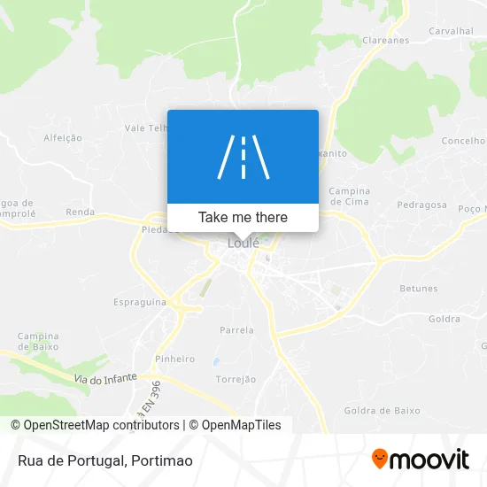 Rua de Portugal map