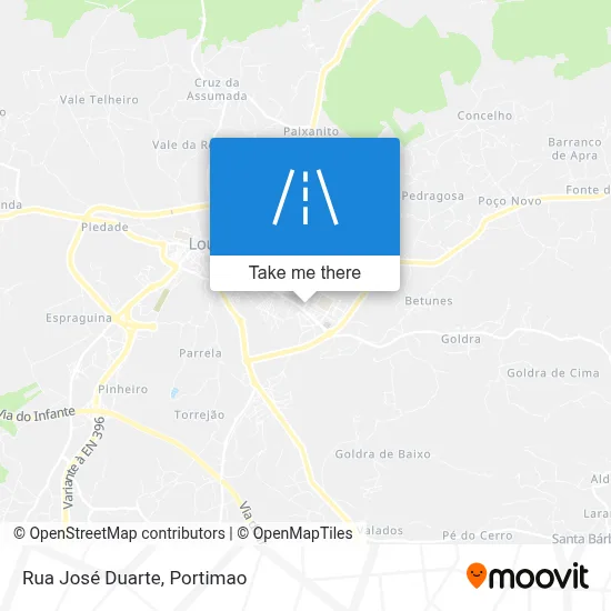 Rua José Duarte map