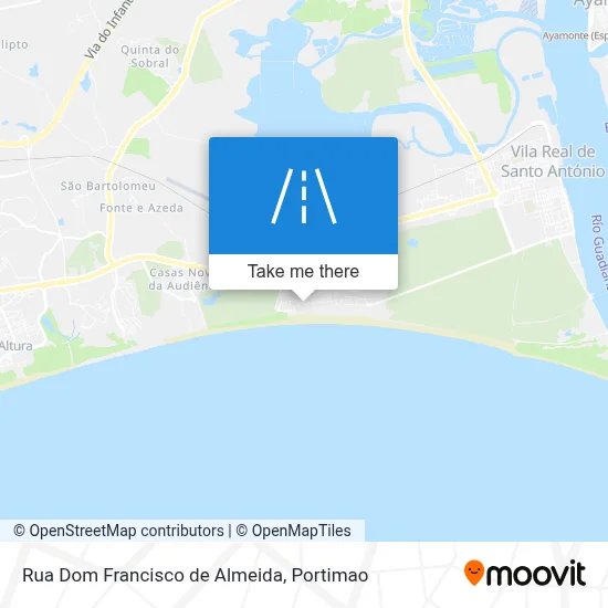 Rua Dom Francisco de Almeida map