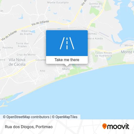 Rua dos Diogos map