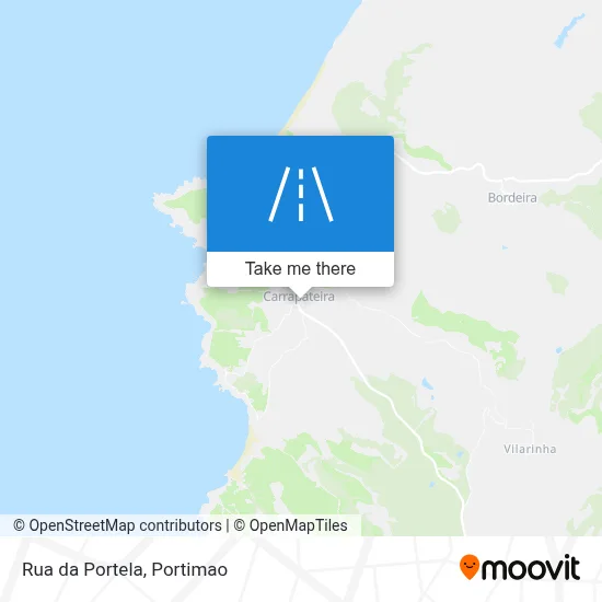 Rua da Portela map