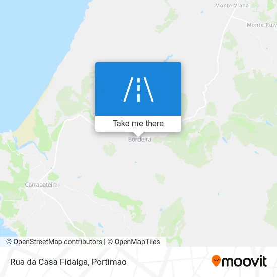 Rua da Casa Fidalga map