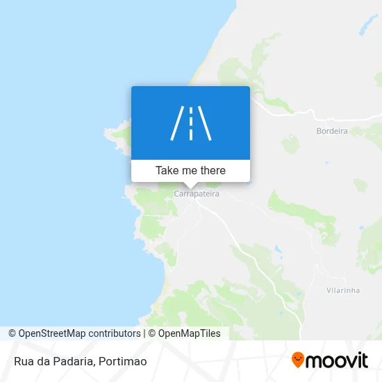 Rua da Padaria map