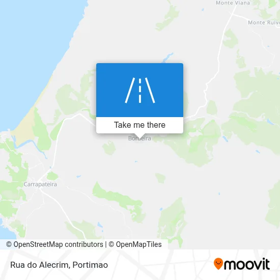 Rua do Alecrim map