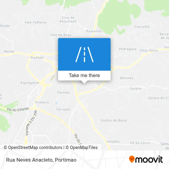 Rua Neves Anacleto map