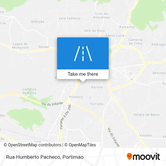 Rua Humberto Pacheco map