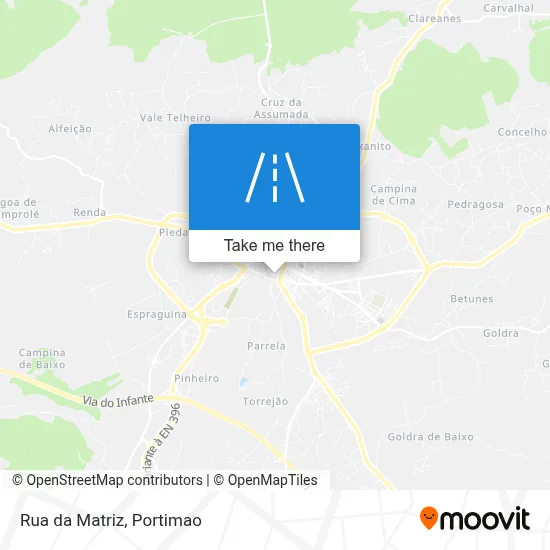 Rua da Matriz map