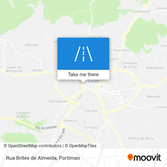 Rua Brites de Almeida map