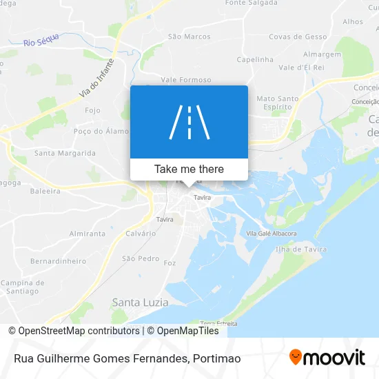 Rua Guilherme Gomes Fernandes map