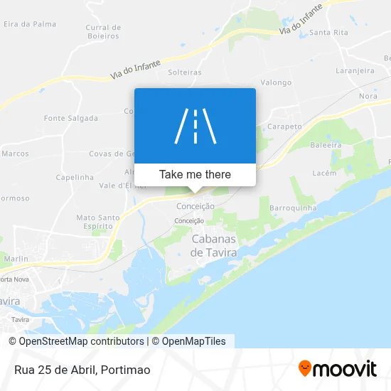 Rua 25 de Abril map