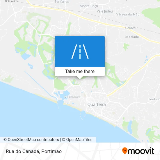 Rua do Canadá map