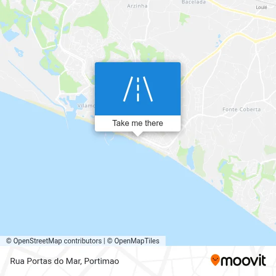 Rua Portas do Mar map