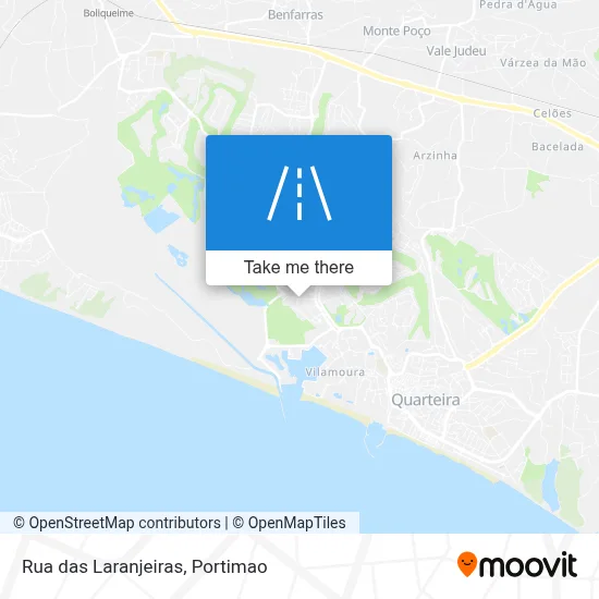 Rua das Laranjeiras map