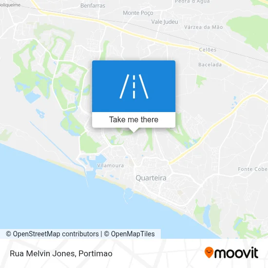 Rua Melvin Jones map