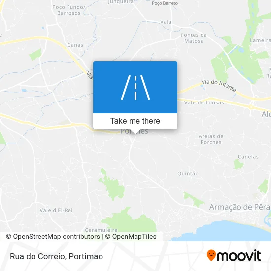 Rua do Correio map