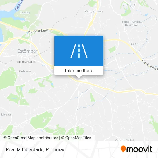 Rua da Liberdade map