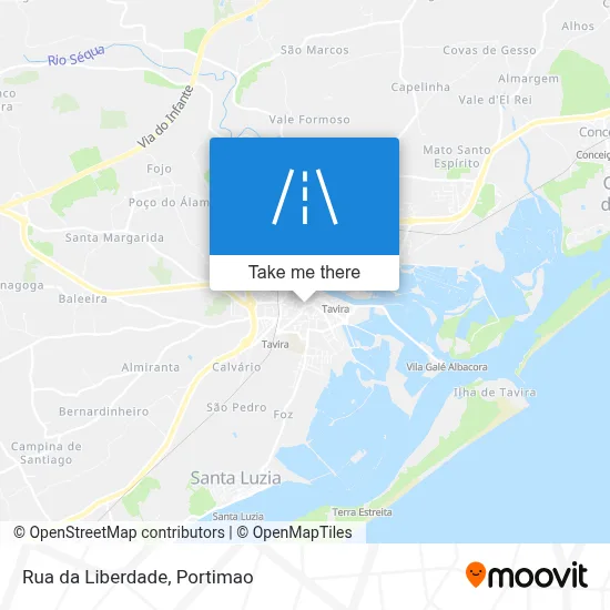 Rua da Liberdade map
