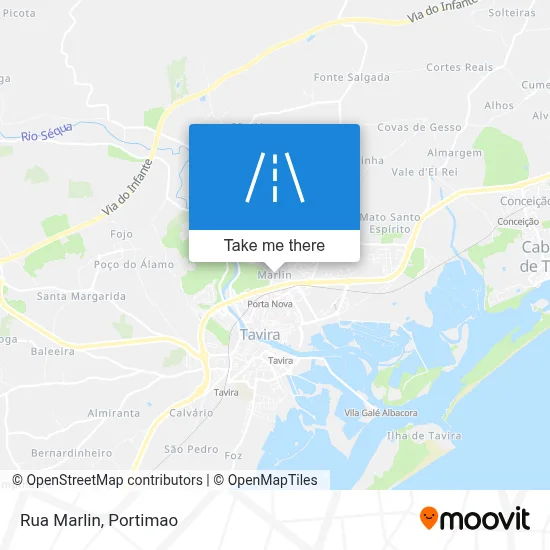 Rua Marlin map