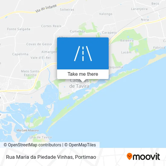 Rua Maria da Piedade Vinhas map