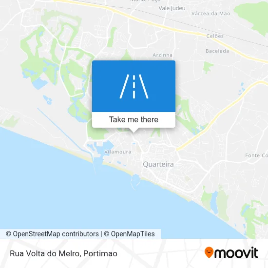 Rua Volta do Melro map