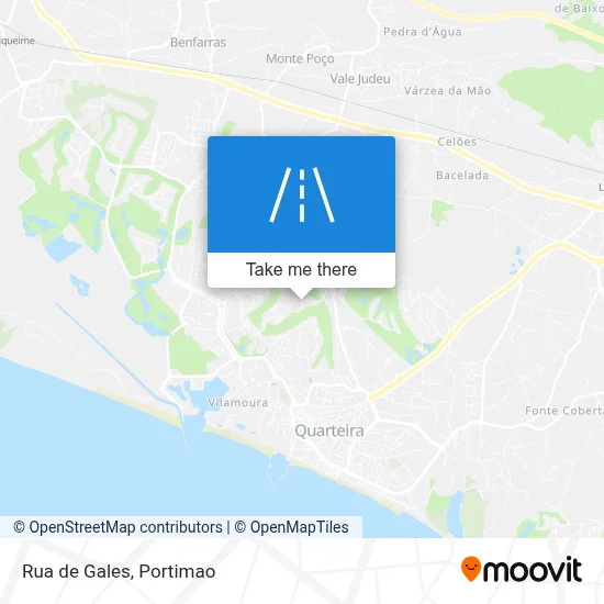 Rua de Gales map