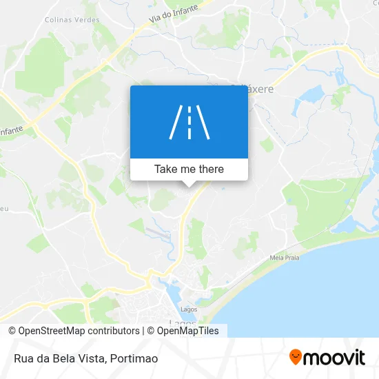 Rua da Bela Vista map
