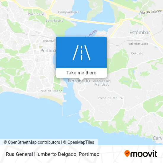 Rua General Humberto Delgado map