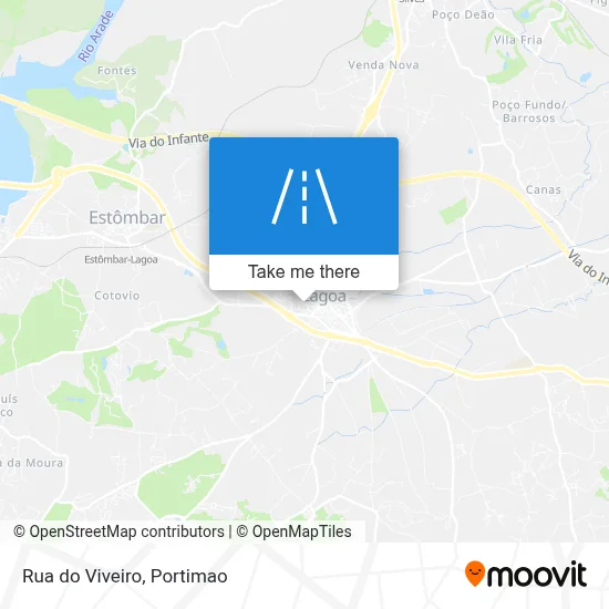 Rua do Viveiro map