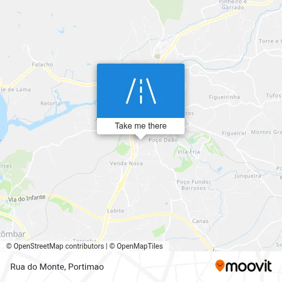 Rua do Monte map