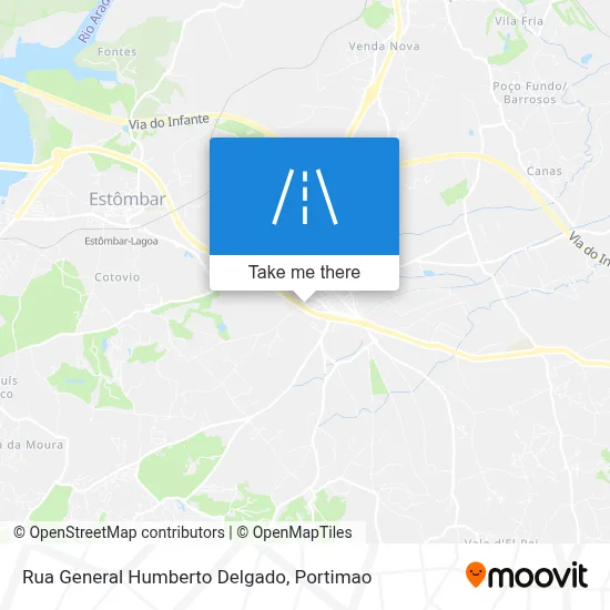 Rua General Humberto Delgado map