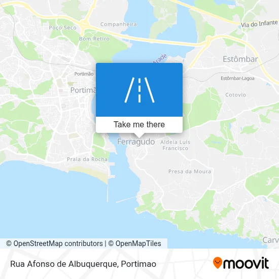 Rua Afonso de Albuquerque map