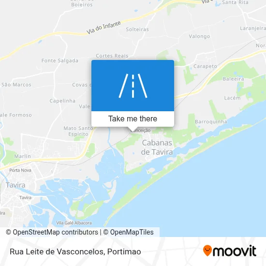 Rua Leite de Vasconcelos map