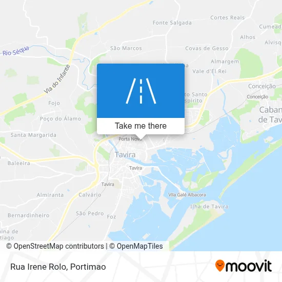 Rua Irene Rolo map