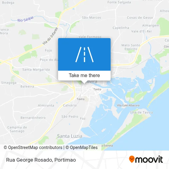 Rua George Rosado map