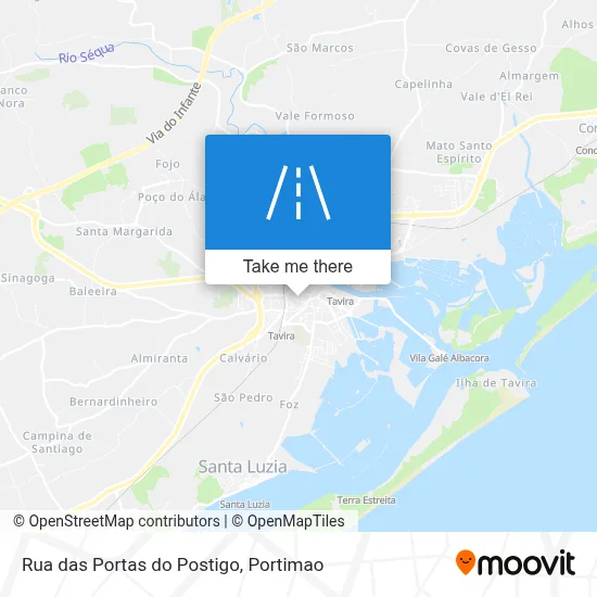 Rua das Portas do Postigo map
