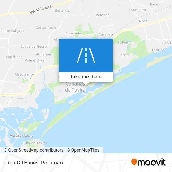 Rua Gil Eanes map