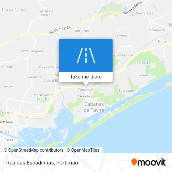 Rua das Escadinhas map
