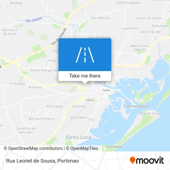 Rua Leonel de Sousa map