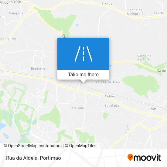 Rua da Aldeia map