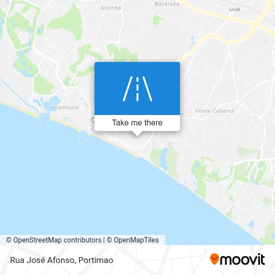 Rua José Afonso map