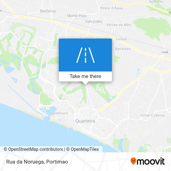 Rua da Noruega map