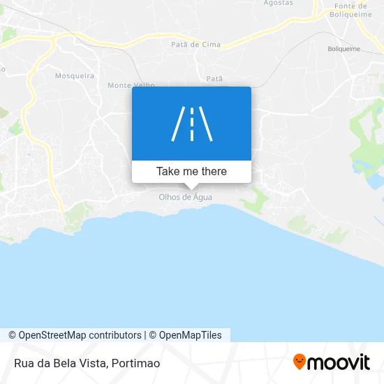 Rua da Bela Vista map