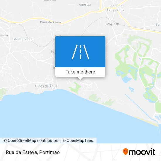 Rua da Esteva map