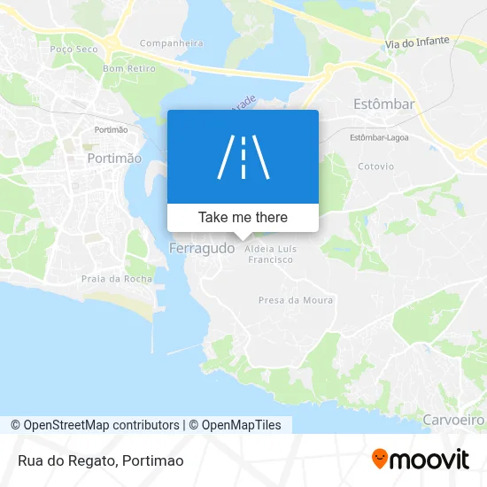 Rua do Regato map
