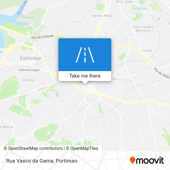 Rua Vasco da Gama map